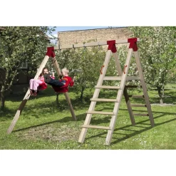 Doppelschaukel Tabaluga 816 A mit Podest*Weka Outlet