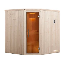 Elementsauna „Kiruna 2“ GT, 230V, 4,5 kW, Bio*Weka Hot
