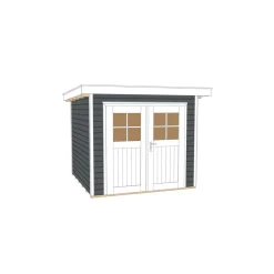 Gartenhaus 227 205 x 209 x 217 cm schwarz^Weka New