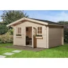 Gartenhaus 135 Größe 1/2 380 x 380 x 262 cm*Weka Hot