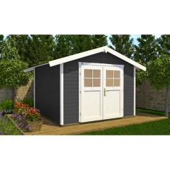 Gartenhaus 122 Größe 5 anthrazit*Weka Hot