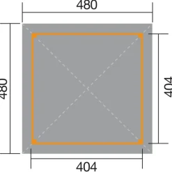 Gartenoase 651 A Größe 2^Weka