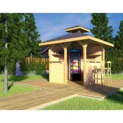 Gartenoase „651“ Gr.1, mit Dachaufsatz^Weka New