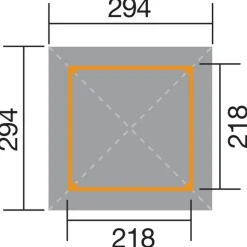 Weka Holzpavillon 651 Größe 1 Sparset inkl Dachschindeln