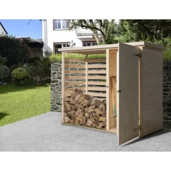 Multifunktionsschrank Maxim mit Holzlagerplatz*Weka Outlet