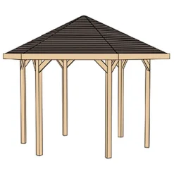 Pavillon 656 Größe 2 399 x 461 x 208 cm*Weka Outlet