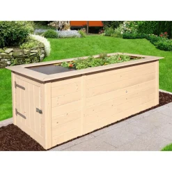 Profi-Hochbeet 669 mit Abstellraum natur^Weka New