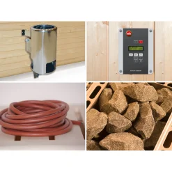 Saunaofen „3,6“, 3,6 kW, Rund, 230 V*Weka Sale