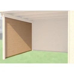 Seitenwand für Gartenhaus 126/172 235 cm natur^Weka Clearance