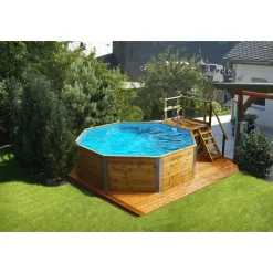 Sparset Holzpool 593 B 376 x 476 cm*Weka New