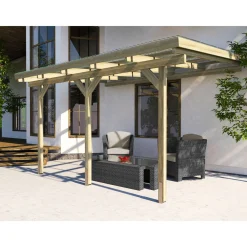 Terrassenüberdachung Größe 2 Sockelmaß*Weka Best