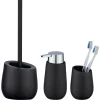 Wenko Bad-Accessoire-Set Badi Schwarz Keramik