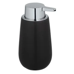 Wenko Bad-Accessoire-Set Badi Schwarz Keramik