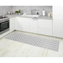 Badematte Flow Grau 65 x 200 cm Weichschaummatte^Wenko Hot