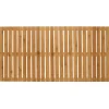 Wenko Baderost Indoor und Outdoor Bambus 100 x 50 cm Badematte Bodenrost für Dusche Bad Pool mit rutschhemmender Unterseite
