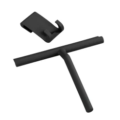 Wenko Badezimmerwischer Silikon Mola Schwarz