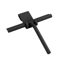 Wenko Badezimmerwischer Silikon Mola Schwarz