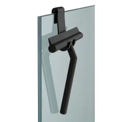 Wenko Badezimmerwischer Silikon Mola Schwarz