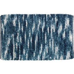 Wenko Badteppich Urdu Blau 60 x 90 cm Mit Melagne-Effekt