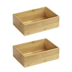 Wenko Bambus Ablage Terra L 2er Set