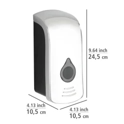 Wenko Desinfektionsmittel-Spender Ranera L Chrom Seifenspender und Desinfektionsspender Füllmenge 740 ml