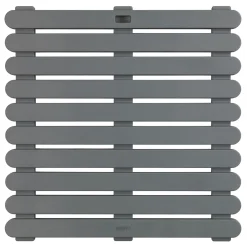 Wenko Duschmatte Indoor und Outdoor Grau 55 x 55 cm