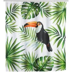 Duschvorhang Tucan Textil Polyester 180 x 200 cm waschbar*Wenko Outlet