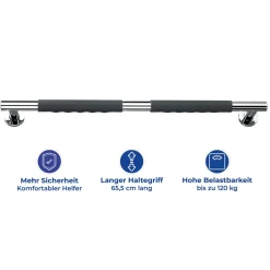 Edelstahl Wandhaltegriff Secura 65,5 cm*Wenko New