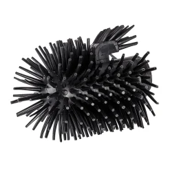 Wenko Ersatzbürsten Set für WC-Garnituren Silikon Edelstahlstiel mit 3 Bürstenköpfen