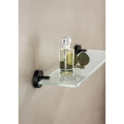 Glas Wandablage Bosio Black Edelstahl matt rostfrei*Wenko Sale