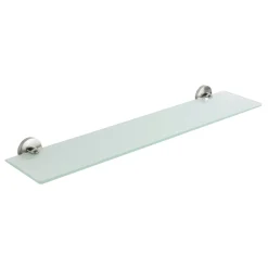 Wenko Glasablage Cuba Matt Wandablage aus rostfreiem Zinkdruckguss