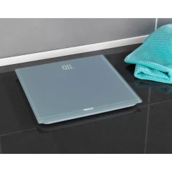 Personenwaage LED Grau digitale Körperwaage mit LED-Display^Wenko Online