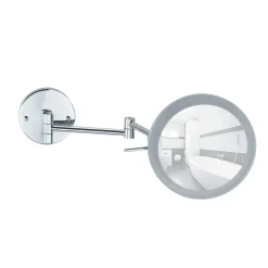 Power-Loc LED Wandspiegel Aura Befestigen ohne bohren mit hochwertigem Acrylrahmen^Wenko Discount