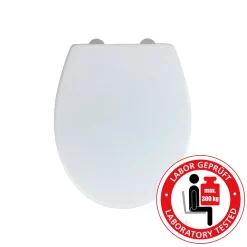 Premium WC-Sitz Korfu bis 300 kg belastbar Thermoplast weiß mit Absenkautomatik*Wenko Discount