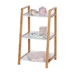 Regal Finja aus Bambus mit 3 Etagen 43 x 76 x 36 cm*Wenko Outlet