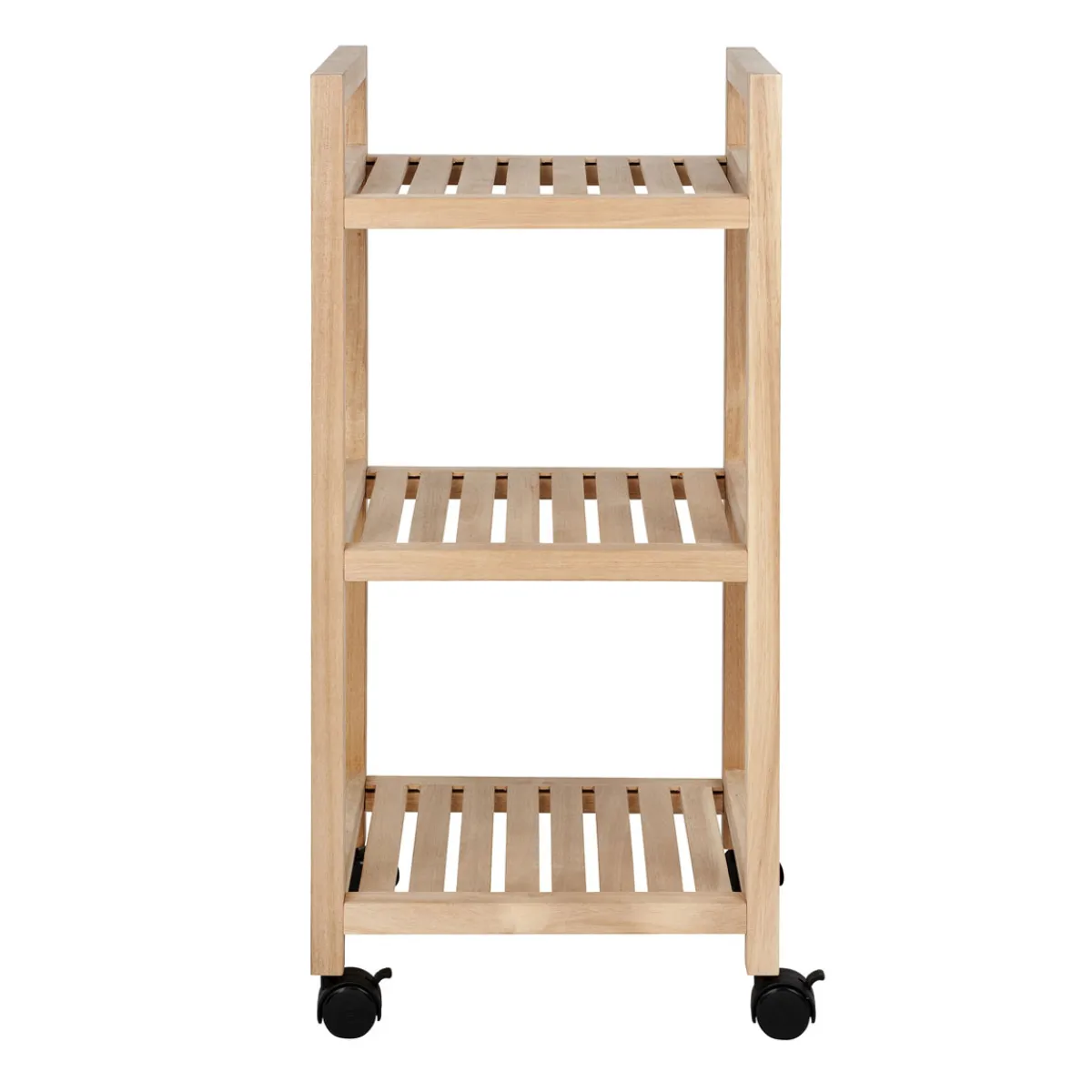 Rollregal 3 Etagen Acina Rollwagen Küchen-Regal Badezimmer-Regal auf Rollen FSC*Wenko Sale
