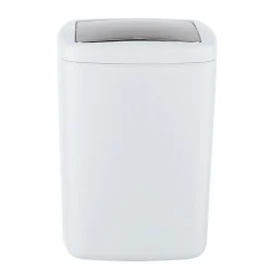 Schwingdeckeleimer Barcelona L Weiß Spezialkunststoff absolut bruchsicher 8,5 L^Wenko Discount