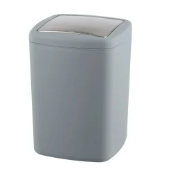Schwingdeckeleimer Barcelona L Grau Spezialkunststoff absolut bruchsicher 8,5 L*Wenko