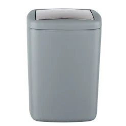 Schwingdeckeleimer Barcelona L Grau Spezialkunststoff absolut bruchsicher 8,5 L*Wenko