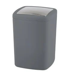 Schwingdeckeleimer Barcelona L Anthrazit Spezialkunststoff absolut bruchsicher 8,5 L^Wenko New