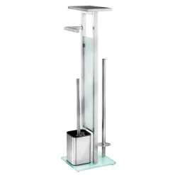 Stand WC-Garnitur Debar mit Ablage Edelstahl rostfrei*Wenko New