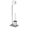 Stand WC-Garnitur Granit Edelstahl rostfrei^Wenko New