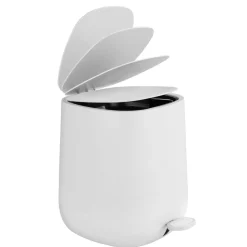 Wenko Treteimer Davos Weiß 5 L Kosmetikeimer Abfalleimer