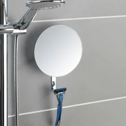 Turbo-Loc Antibeschlagspiegel Edelstahl Befestigen ohne bohren^Wenko Best