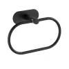 Turbo-Loc Edelstahl Handtuchring Orea Black Matt Handtuchhalter Befestigen ohne bohren*Wenko Outlet