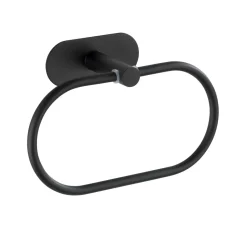 Turbo-Loc Edelstahl Handtuchring Orea Black Matt Handtuchhalter Befestigen ohne bohren*Wenko Outlet
