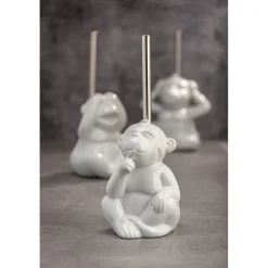 WC-Garnitur Monkey Quiet Weiß Keramik^Wenko Best