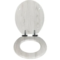 WC-Sitz Eiche Grau mit Absenkautomatik^Wenko Hot