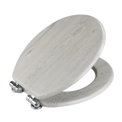 WC-Sitz Eiche Grau mit Absenkautomatik^Wenko Hot