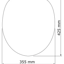 WC-Sitz Eiche Grau mit Absenkautomatik^Wenko Hot
